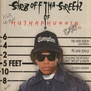 Hip-hop / Rap Poster, 250 Music Album Prints, Retro Band Art Decor, Old ...