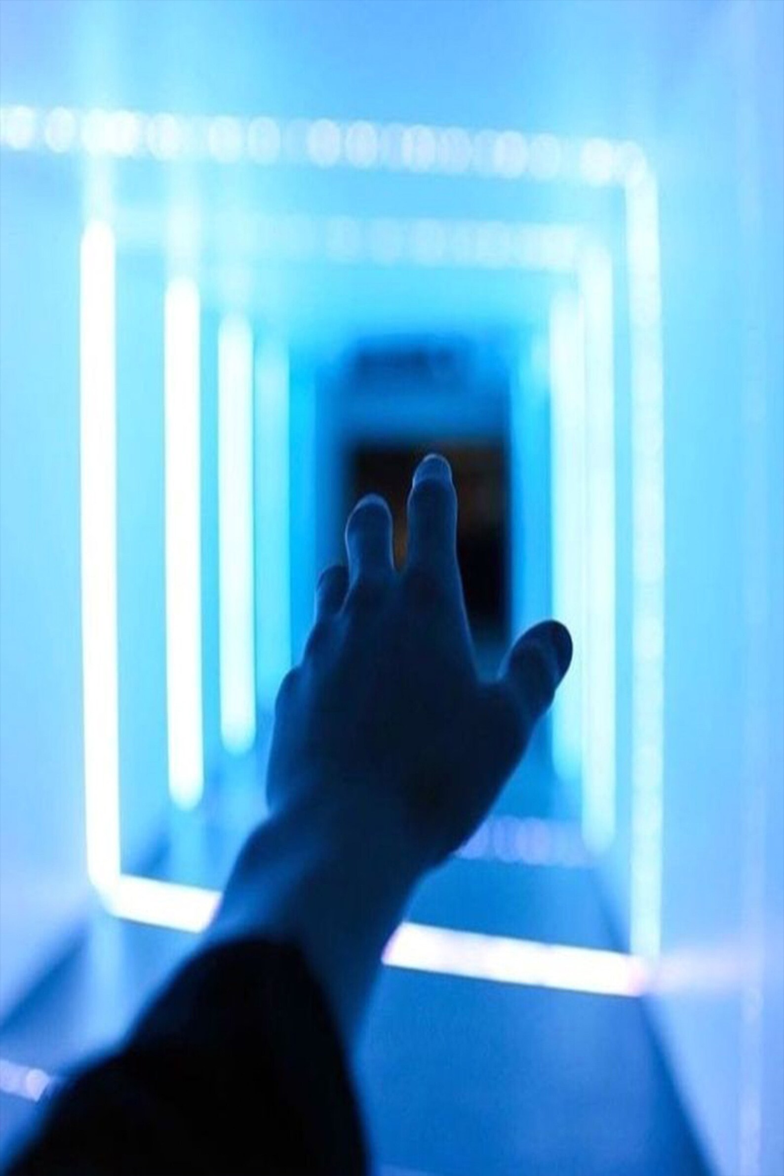 Blue Aesthetic Poster Wall Collage Kit Neon Blue Aesthetic Etsy