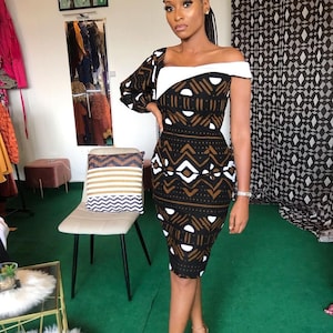 Ankara simple gown style clearance