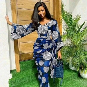 African Dresses for Women Plus Size Lady Africa Clothes Dashiki Ankara  Outfits Gown Kaftan Muslim Wedding Party Long Maxi Dress - African Boutique