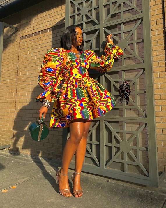 12 Ankara Short Free And Button Down Gowns Designs – Fashion Gallery –  Flipmemes.com | Casual gowns, African print fashion dresses, African  clothing styles
