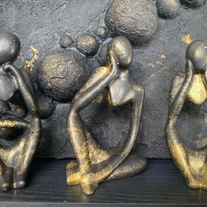 Thinker sculptures,  simple ornament, thinking abstract statue, minimalist decor, unique gifts,  handmade gift