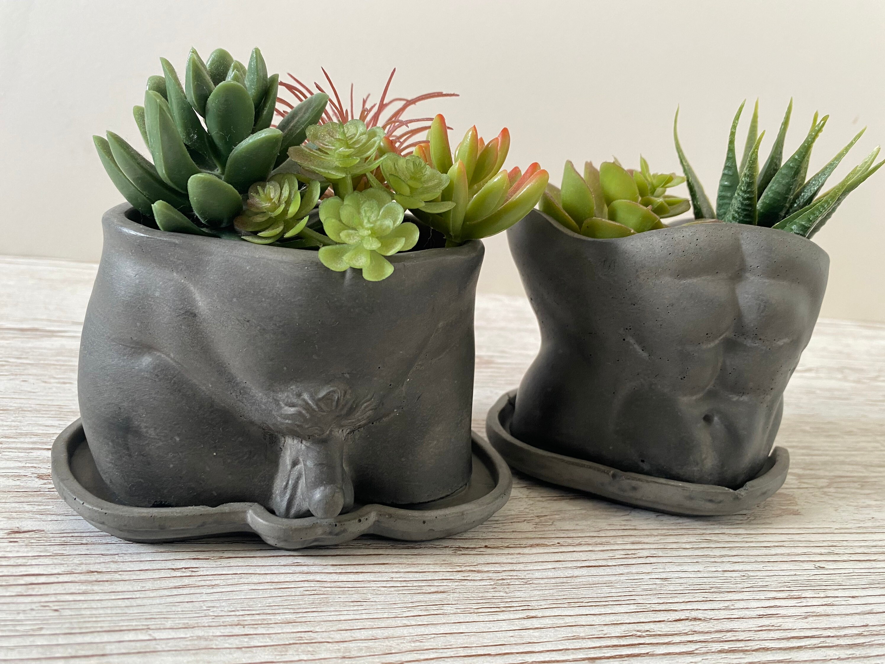 Flower Pots Funny Succulent Planter Indoor Plant Body Art Vase Home Decor