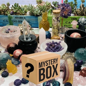Mystery Box - Mystery Crystal Box - Mystery Crystal Bag - Healing Crystals - Jewelry - Crystal Candles - Aromatherapy - Free Shipping to USA