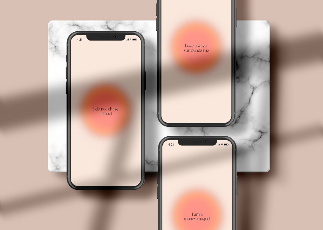 15 Minimalist iPhone Wallpapers Affirmation Phone Background Aura Phone