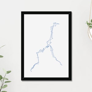 Lake Como Ferry Lines Print (Instant Digital Download)