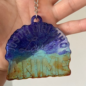 Anime Girl Keychain