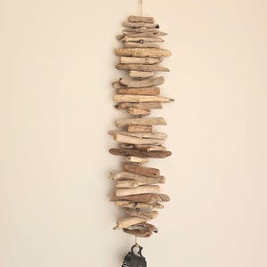 Valhalla Ladder Viking Decor| Rustic Kitchen Decor| Driftwood Wind Chime| Driftwood Hanging Mobile| Nautical Home Decor