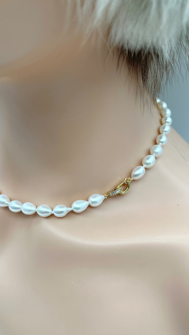 Pearl Necklace Shortener Clasp Connector Clasp Pearl Etsy