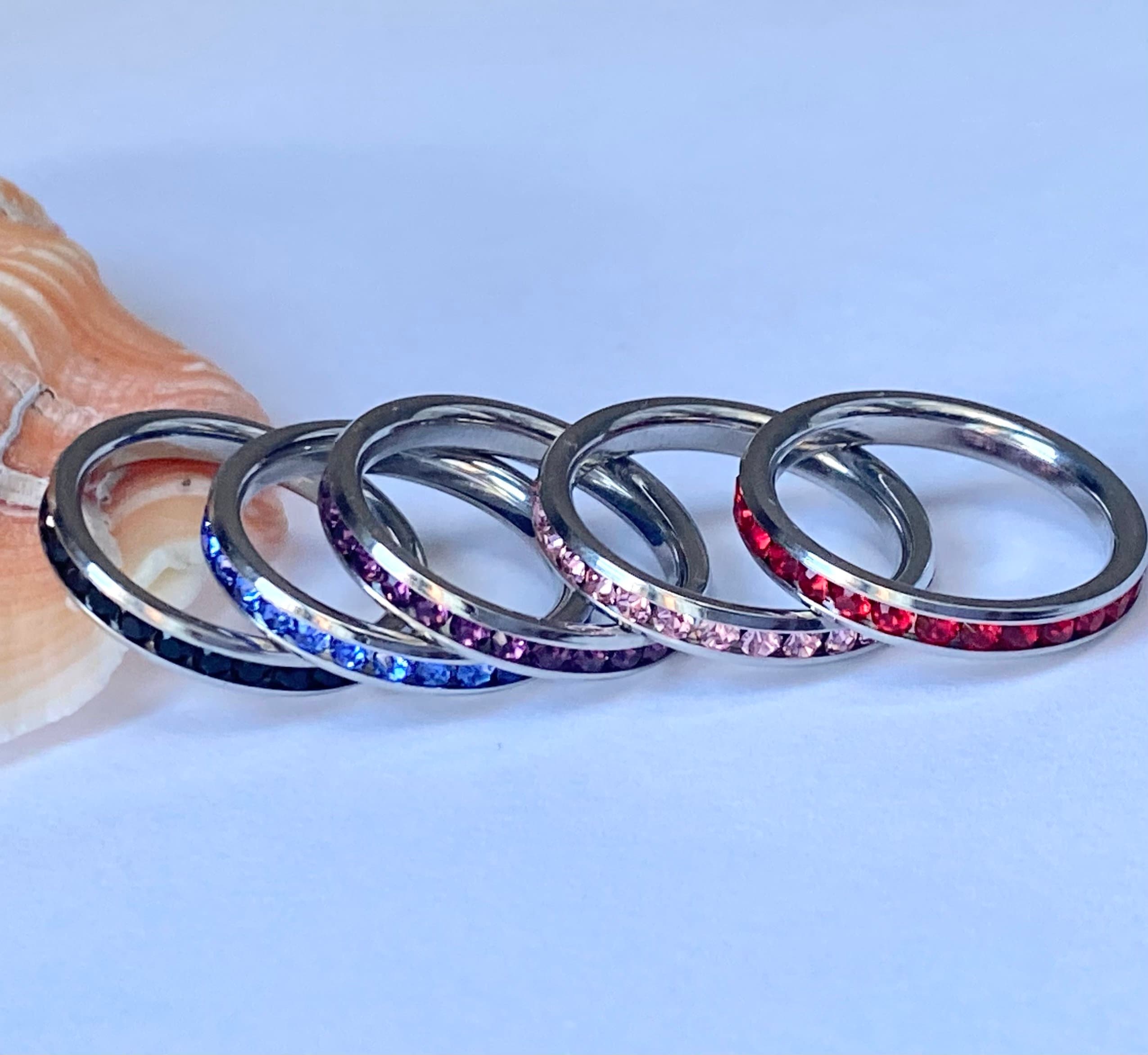 Stainless rings best sale