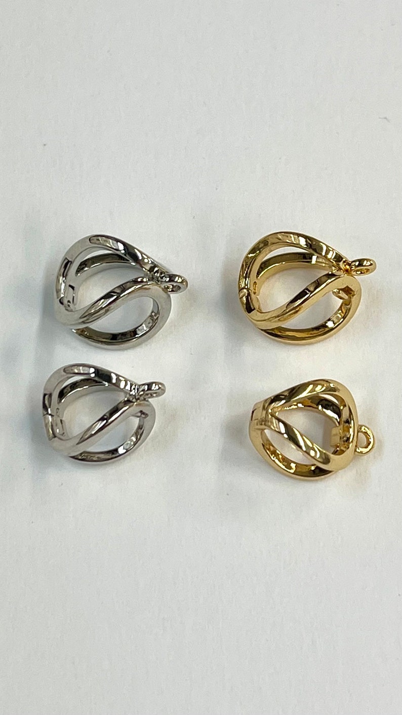 Pearl Enhancer Clasp, Necklace Shortener, Connector Clasp, Pearl