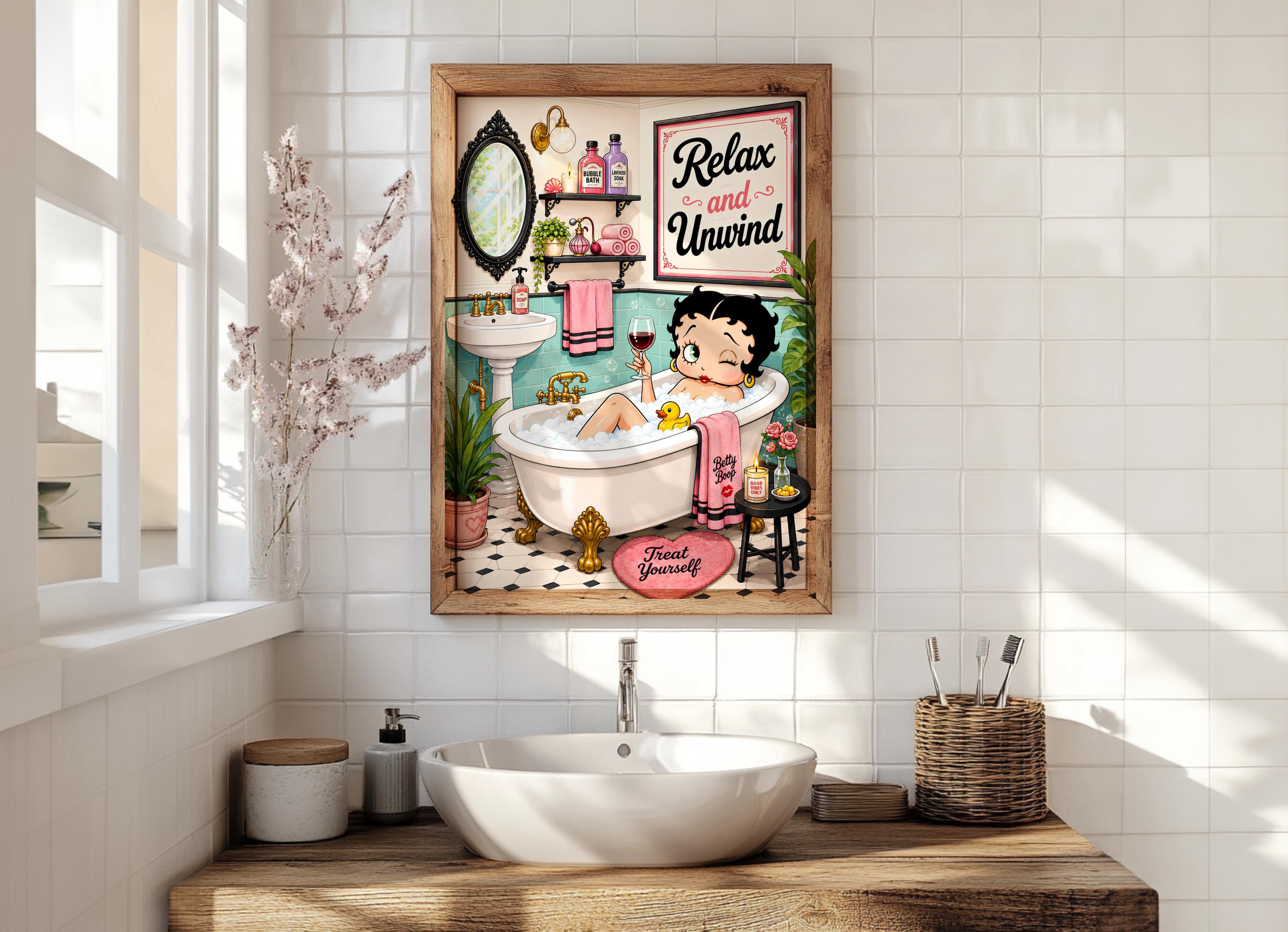 Betty Boop Bathroom - Etsy