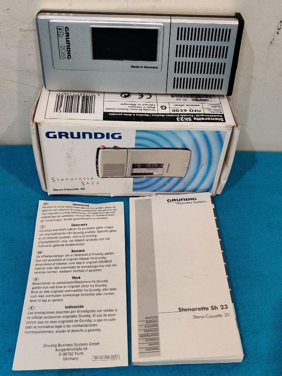 Dictaphone Grundig Vintage - Pour Pièces Détachées Ou Réparation