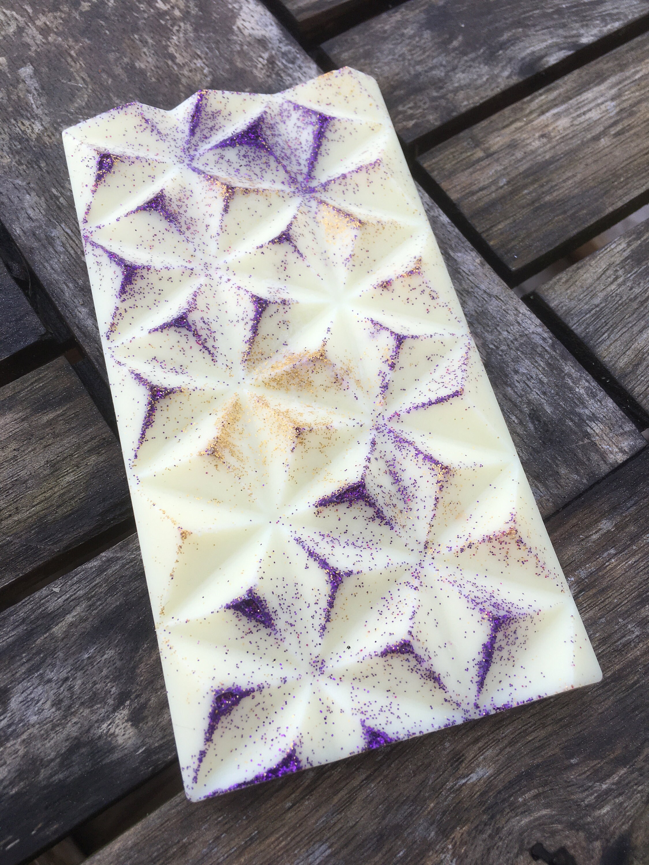 Tablette Fondant à La Madeleine et Ses Paillettes