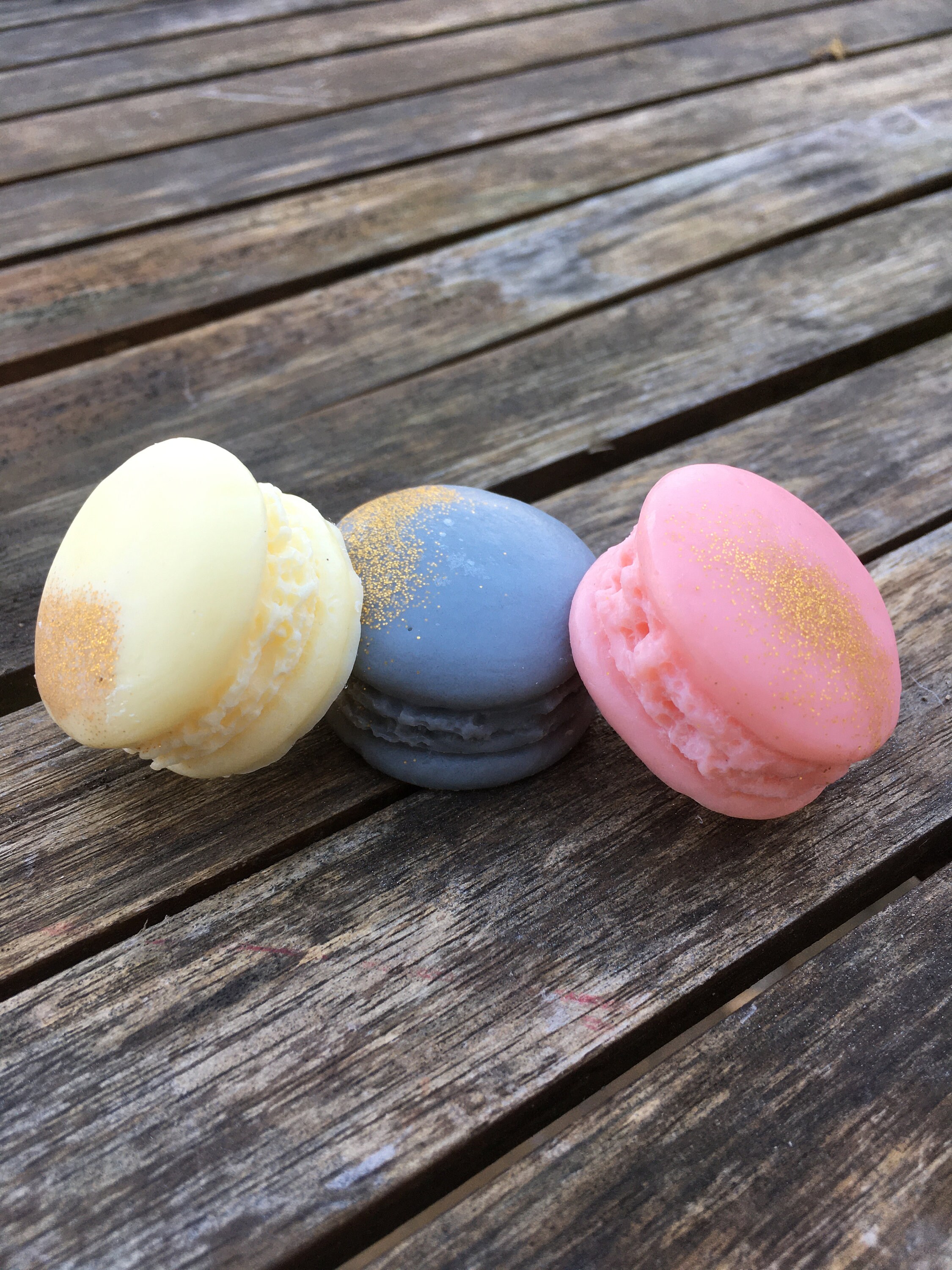 Lot de Trois Fondants Macarons