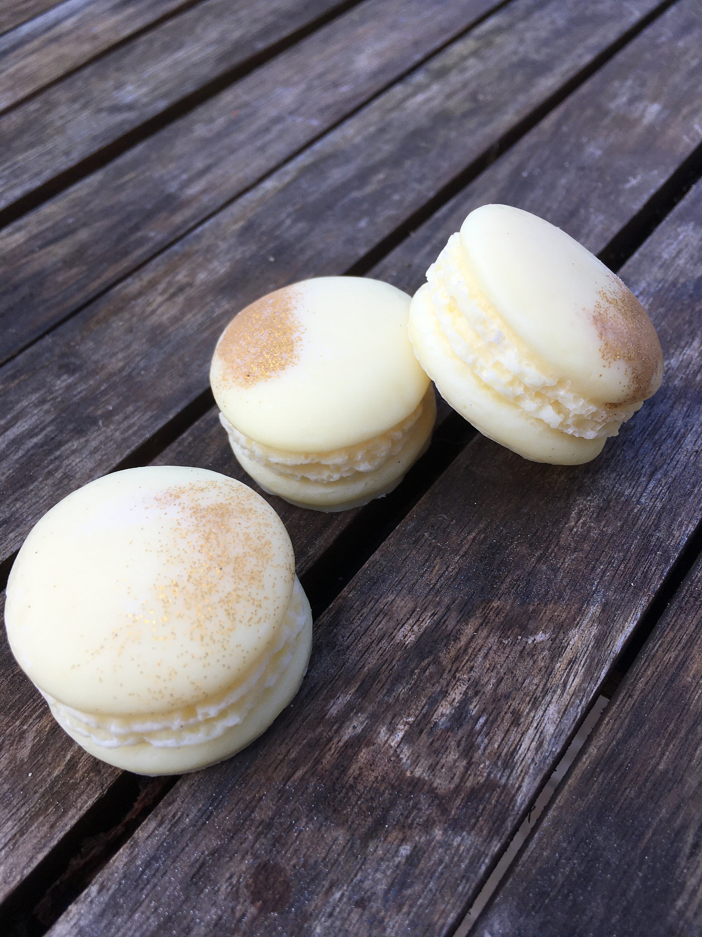 Fondant Macaron à La Vanille