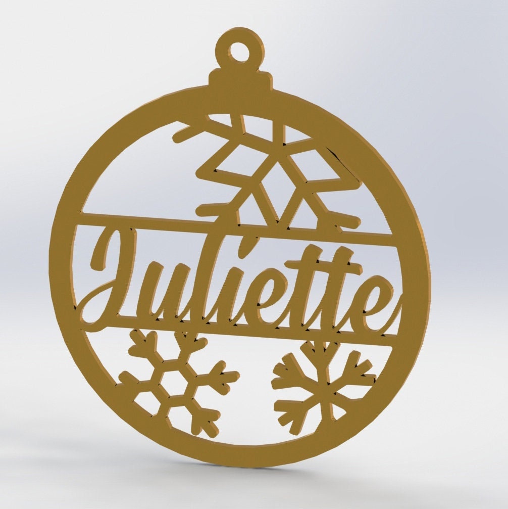 Boule de Noël Personnalisée