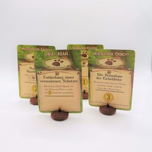 Juego de 4 porta tarjetas para eventos Everdell