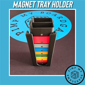 Suporte de bandeja magnética / Para nossas bandejas magnéticas 7 a 10 bandejas