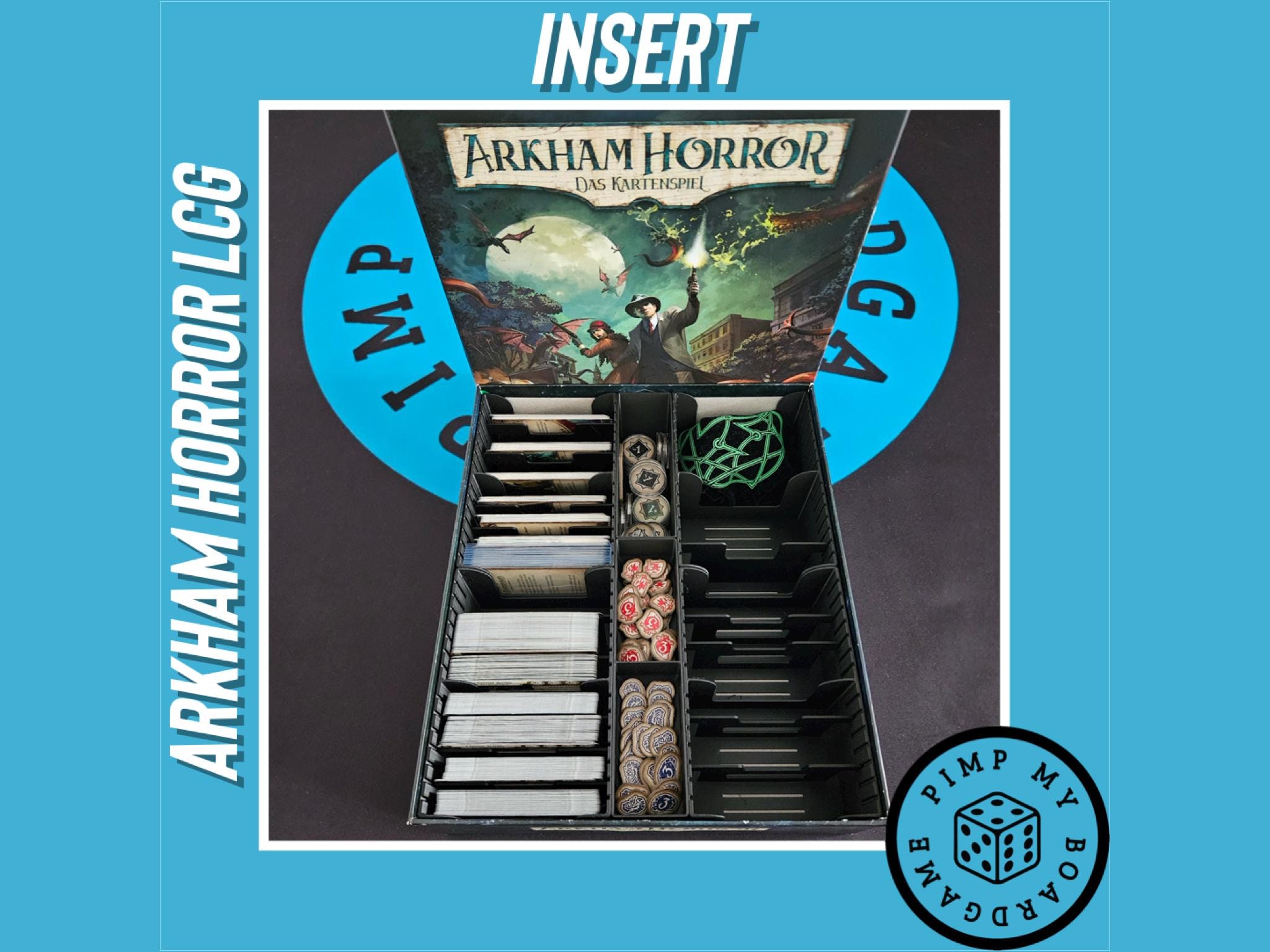 Insert for Arkham Horror LCG Modular 3-4 Cycle Card Divider (Unofficial  Product)