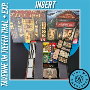 Insert for Taverns in the Deep Valley + Expansion Insert Organizer Assembly Aid Sorting Insert