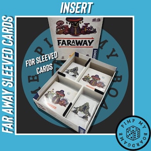 Insert for Far Away Sleeved Cards