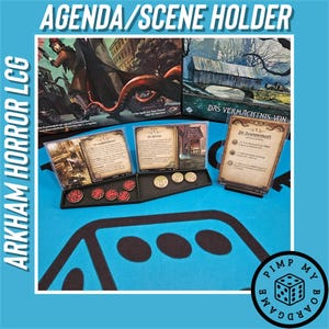 Agenda/Scènes Hold voor Arkham Horror LCG-hoes compatibel (niet-officieel product)