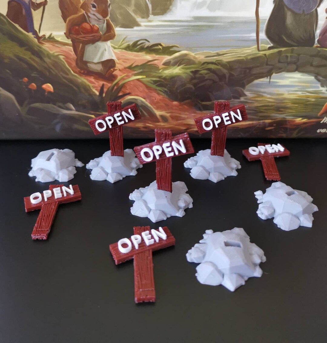 Everdell Open Shield Single/set (stick-in) - Etsy