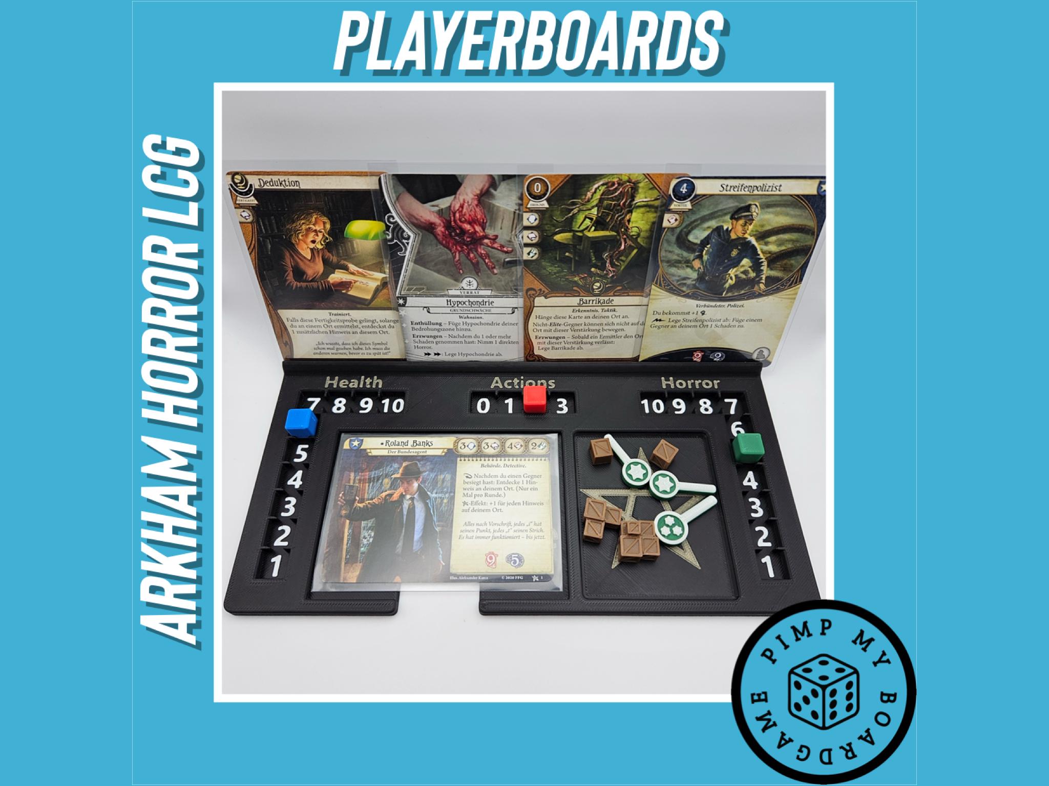 arkham horror card game player board Player board compatible with Arkham Horror: The Card Game main image 0