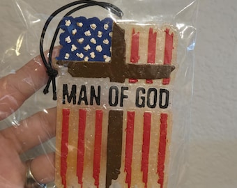 Hombre de Dios Bandera de Estados Unidos