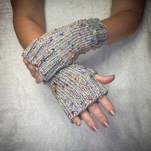 Hand-Knit Fingerless Mitts | Cozy and Stylish | Perfect for Any Season