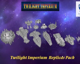 Twilight Imperium 3D Replicas Ships Pack