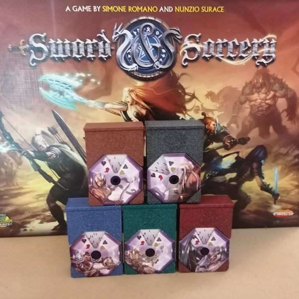 Sword & Sorcery Hero Tuck boxes (Pack of 5)