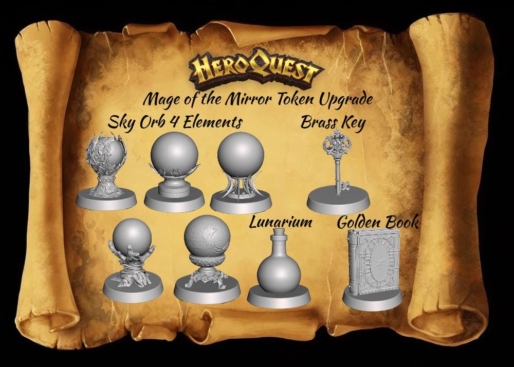 Heroquest Mage of the Mirror Token Upgrade - Etsy
