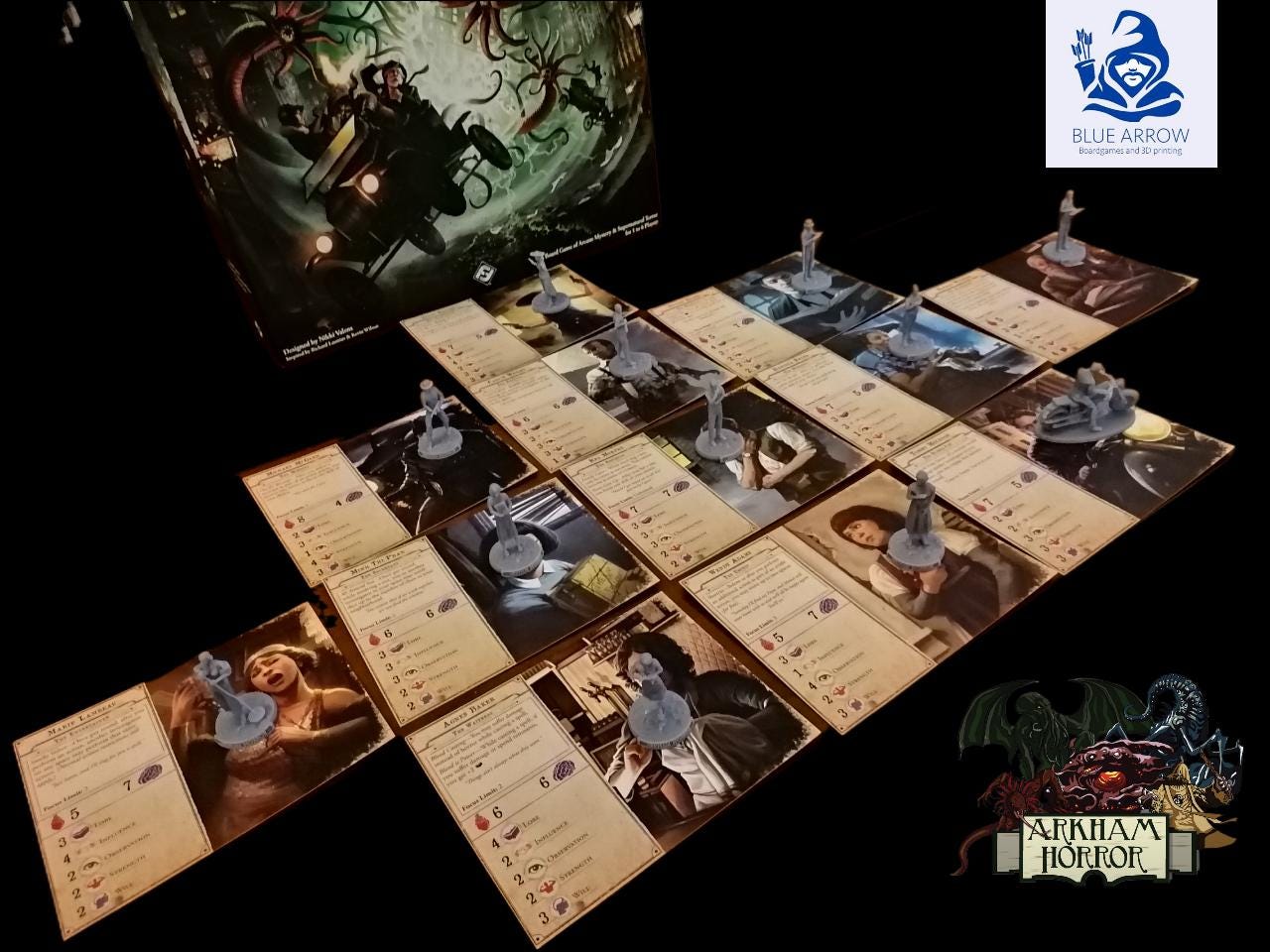 Arkham Horror 3rd Edition Investigators Models,miniatures Upgrade - Etsy