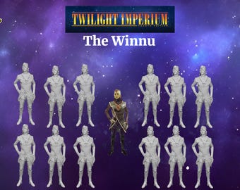 Twilight Imperium The Winnu Models,Miniatures Upgrades