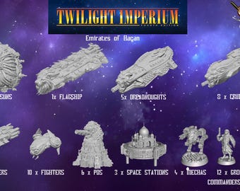 Twilight Imperium Emirates of Hacan, Miniatures Upgrade