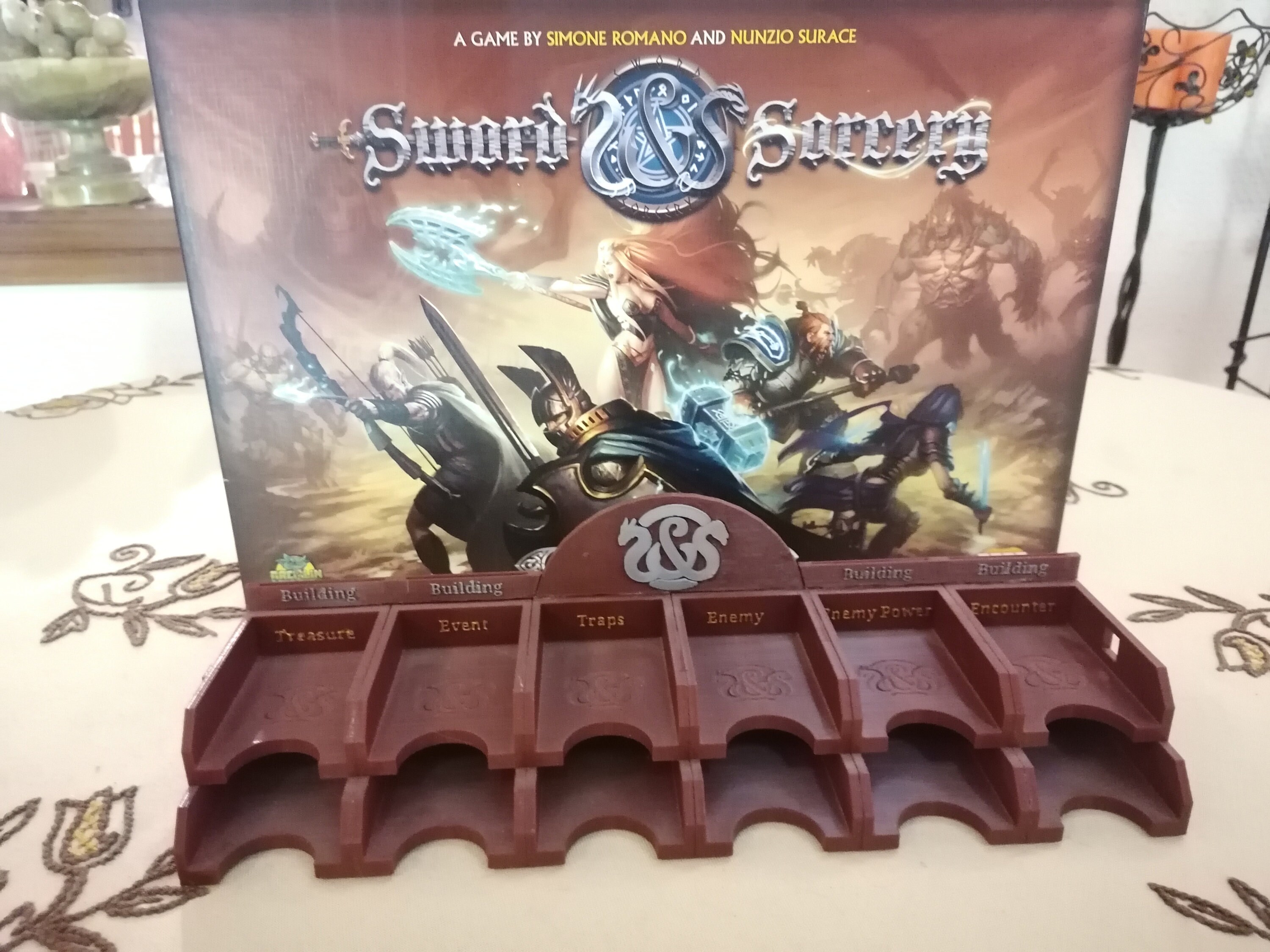 Sword & Sorcery Card Tray - Etsy
