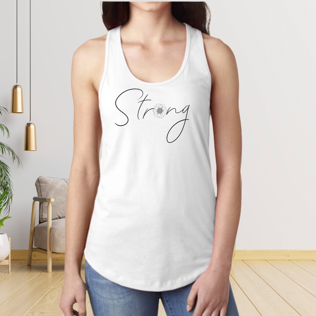 Women's Fitness Shirt Strong Athletic Wear Women's Etsy