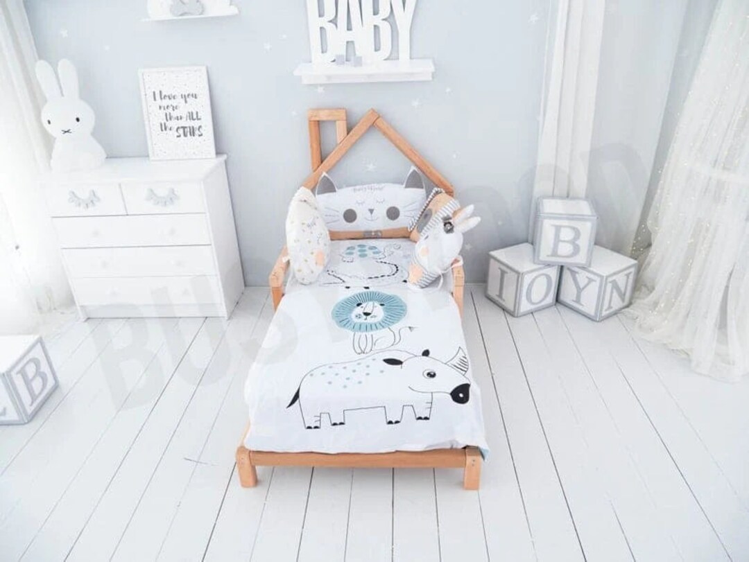 Montessori House Shaped Toddler Bed Montessori Bed Etsy