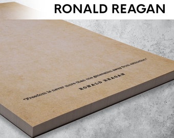Ronald Reagan Quotes Notepad: 50 Different Quotes (5.5 x 8.5)