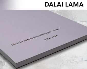 Dalai Lama Quotes Notepad:  50 Different Quotes (5.5 x 8.5)