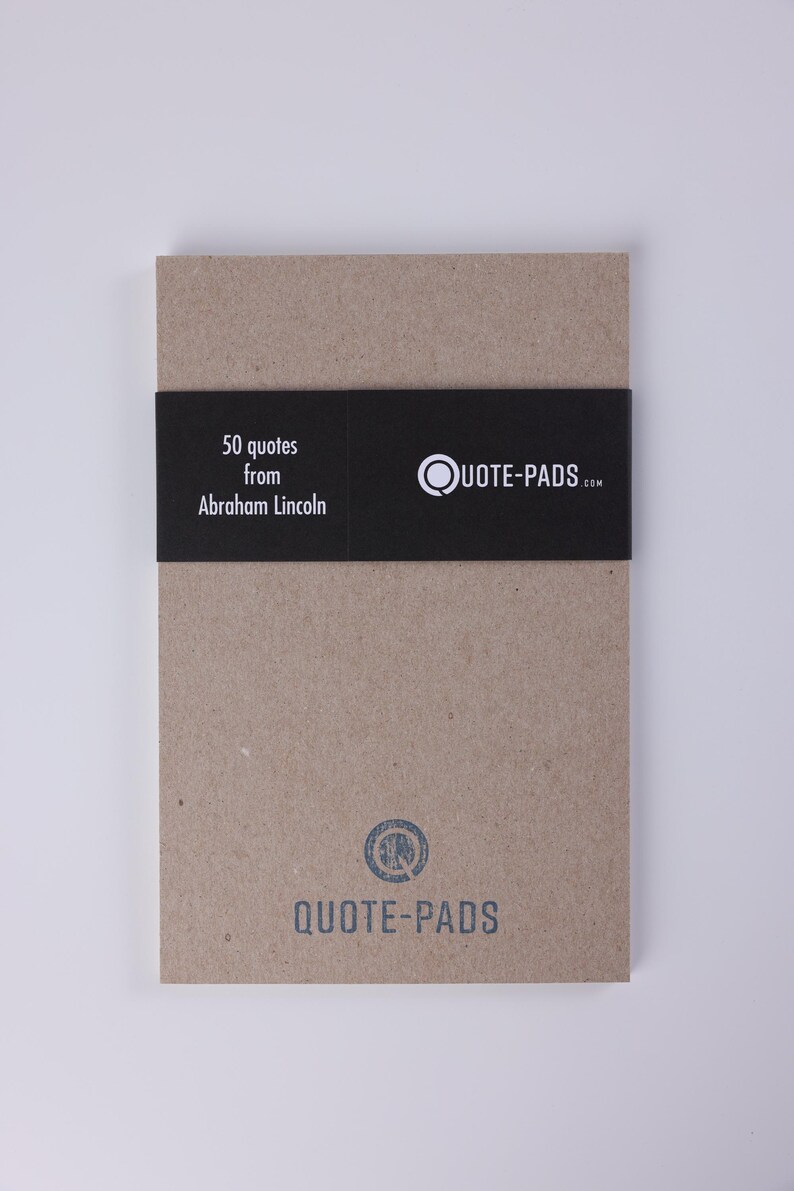 Abraham Lincoln Quotes Notepad: History Gift (5.5 x 8.5) 50 Different Quotes image 4