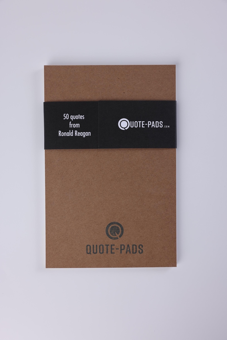 Ronald Reagan Quotes Notepad: Republican, Conservative Gift (5.5 x 8.5) 50 Different Quotes image 4