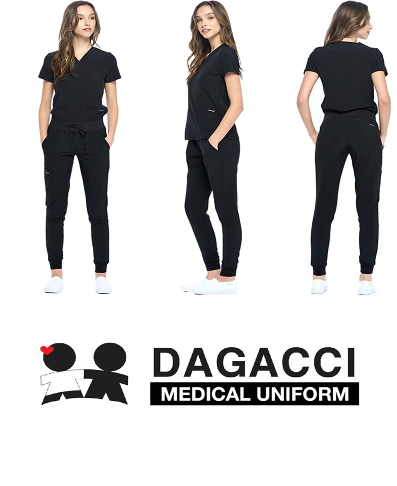 Jogger Scrubs Set With Custom Logo Premium 4way Stretch Jogger Scrub