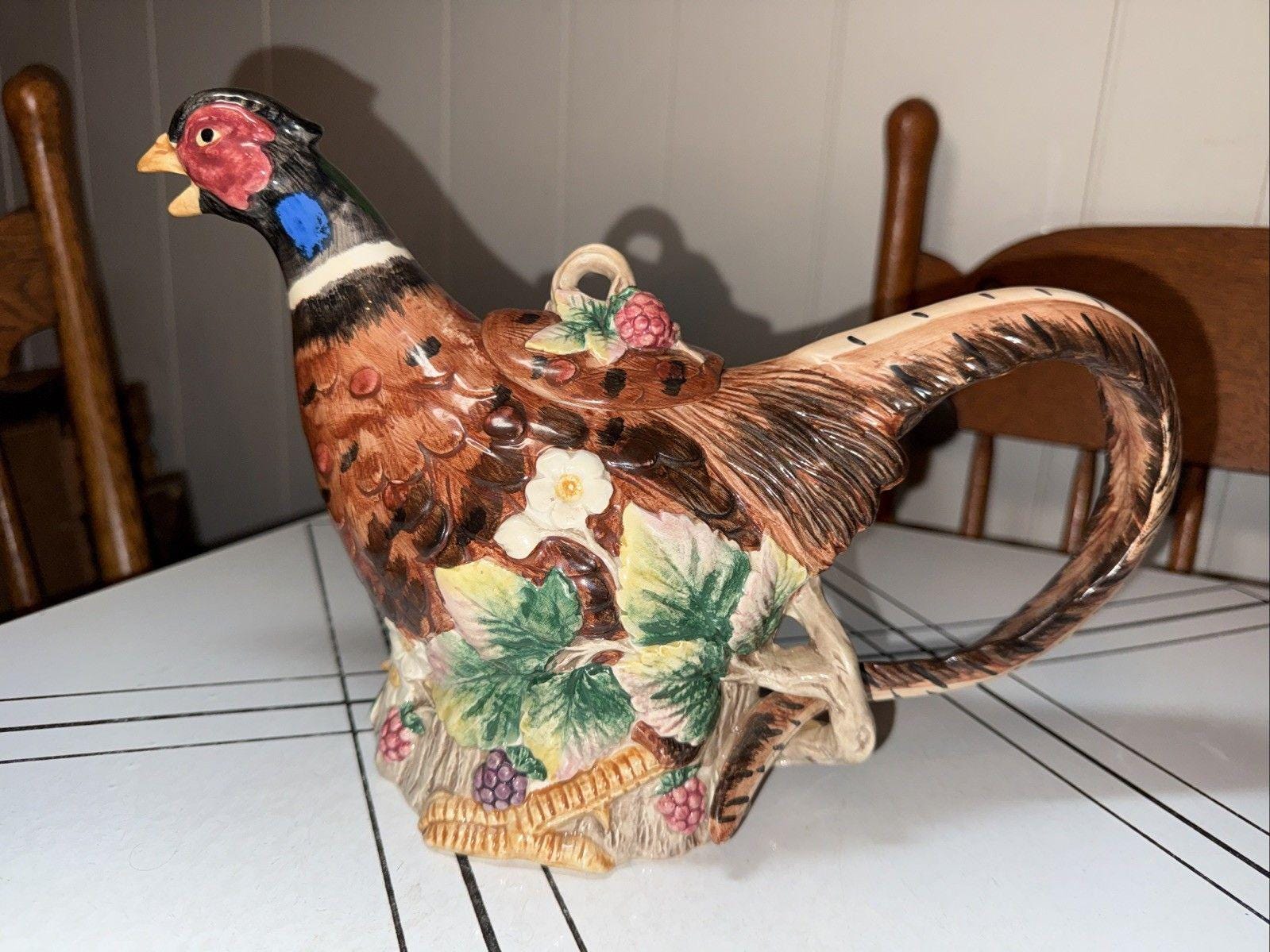 Fitz and Floyd フィッツとフロイド オウム ピッチャー 水差し Fitz & Floyd Pitcher - Etsy