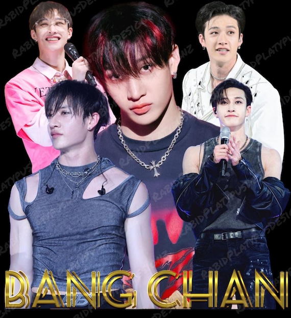 Stray Kids Bang Chan PNG | Printable Fan Art | Instant Download - Etsy