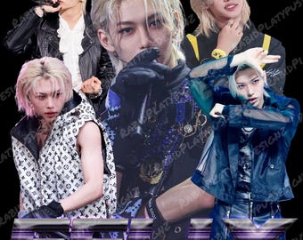 Felix Kpop PNG | SKZ Merch Design | Instant Digital Download