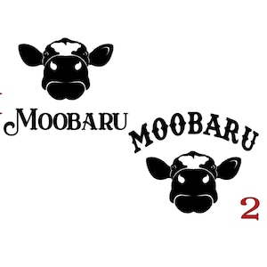 Cow Face, Farm Animal, moobaru, love cows, vinyl decal, sticker, laptop, subaru life, cow life, Heifer, car, truck, window sticker, funny