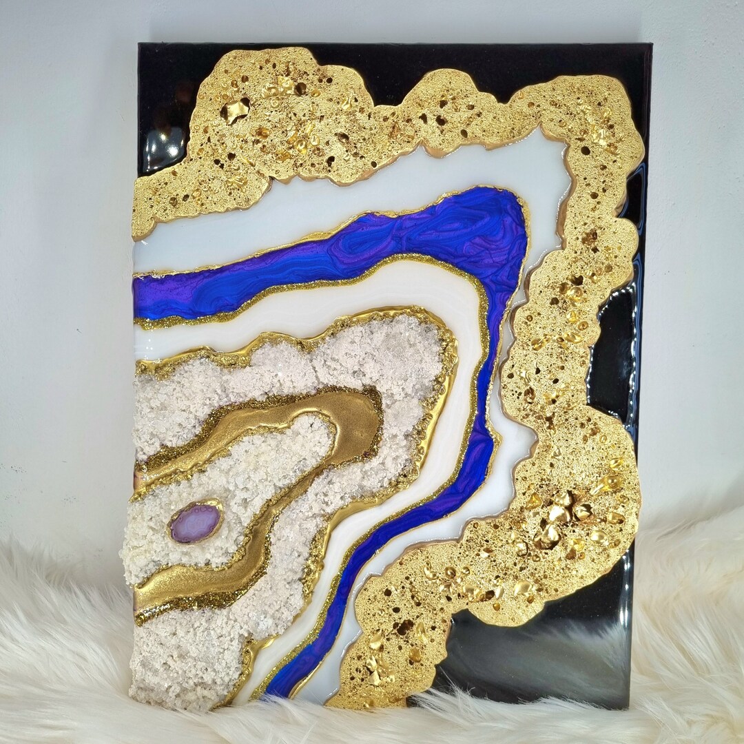 Wall Decor Agate Geode Wall Decorresin Geode Wall Art Etsy